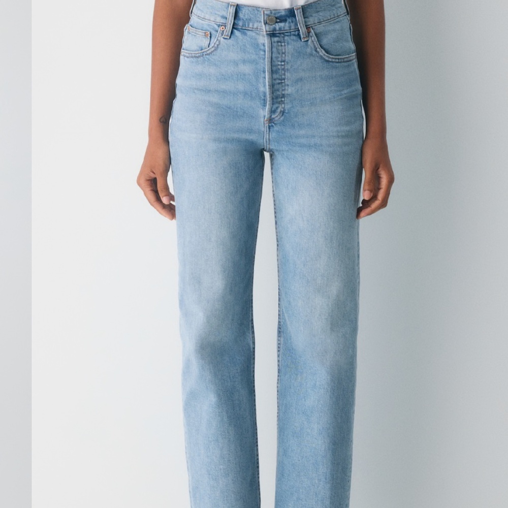Aritzia Denim Forum The Arlo Hugh Rise Straight